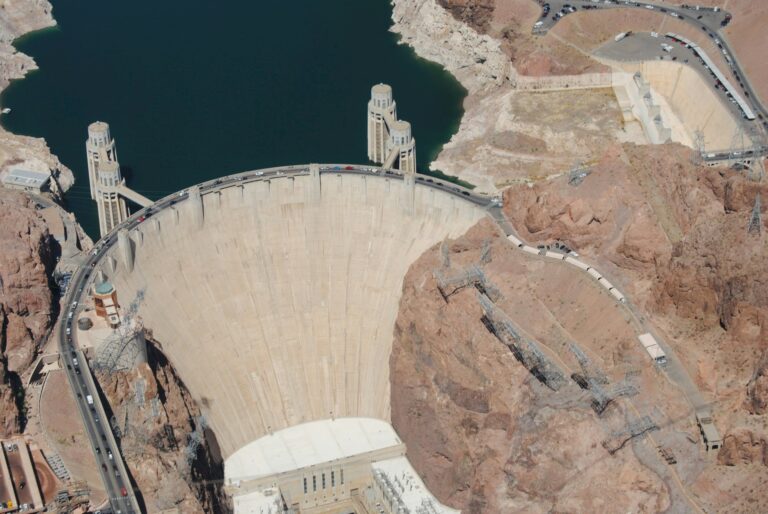 Hoover Dam Aerial View Kayaking